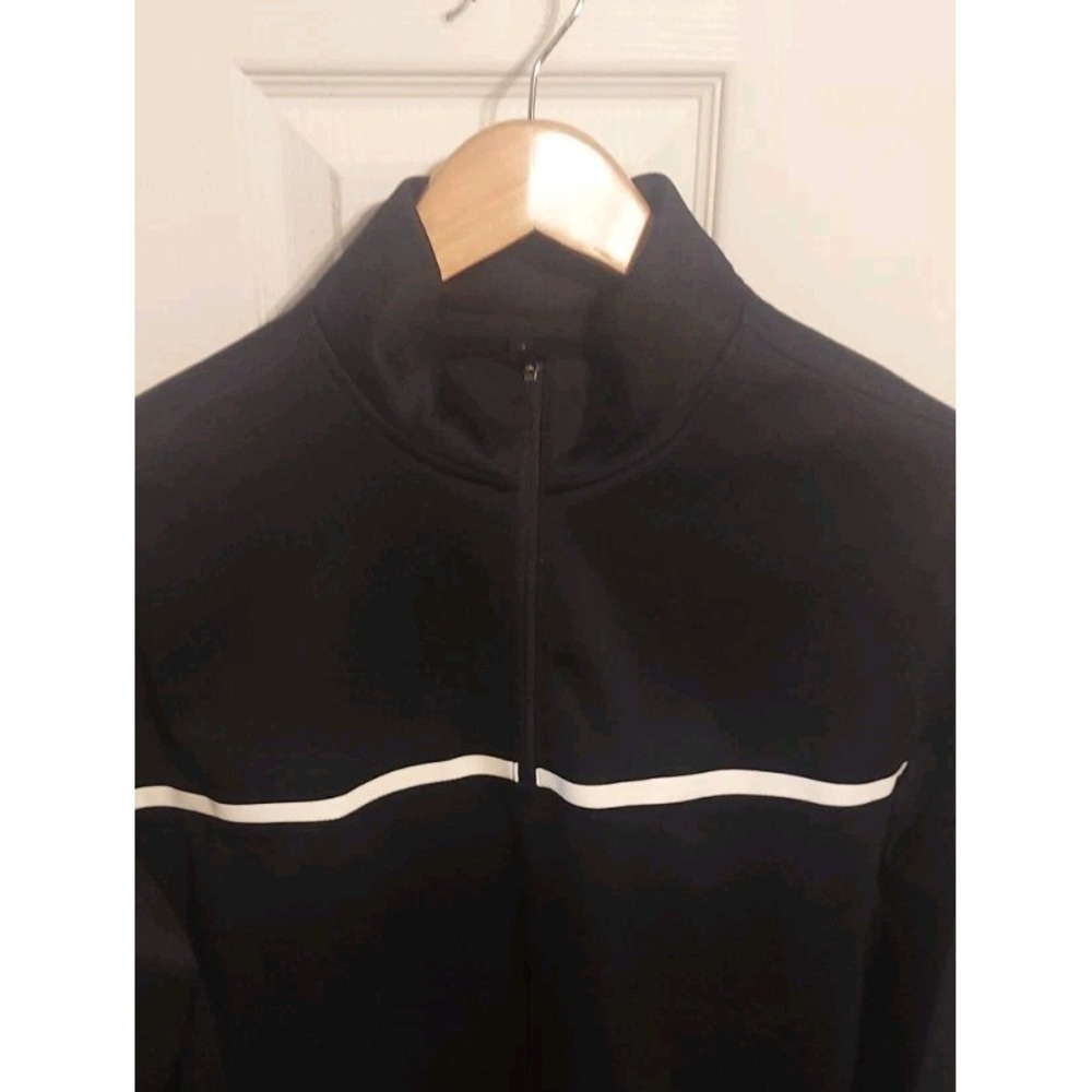 Nike Golf Shirt Men's Long Sleeve 1/4 Zip Pullover Sweatshirt Black Medium